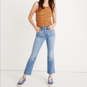 Madewell Cali Demi-Boot Jeans, Size 32